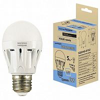 Лампа Народная светодиодная НЛ-LED-A60 5 Вт-6000 К-Е27 (60х105) |  код. SQ0340-0102 |  TDM
